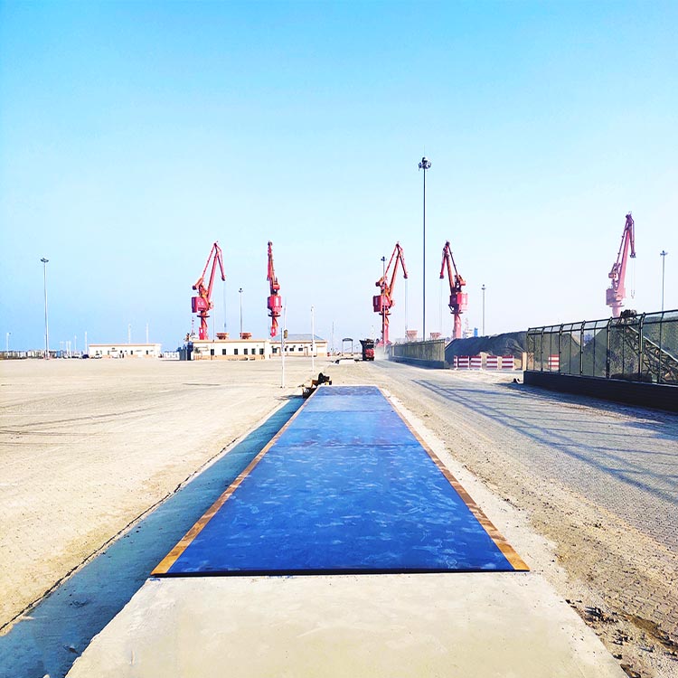 江蘇港口150噸地磅汽車衡案例